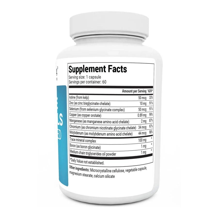 Trace Minerals 60 Capsules