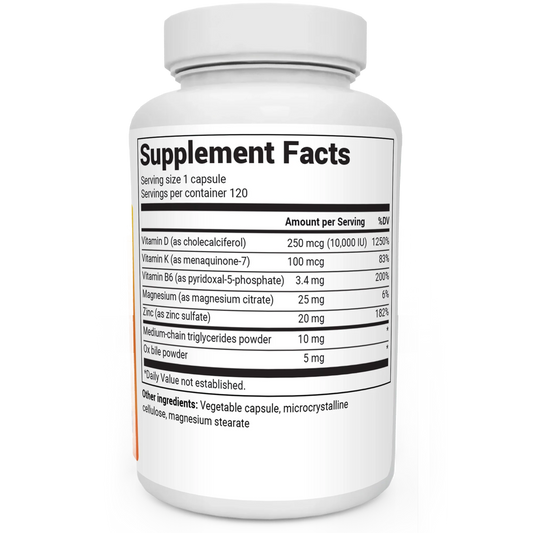 Vitamin D3 & K2 Capsules