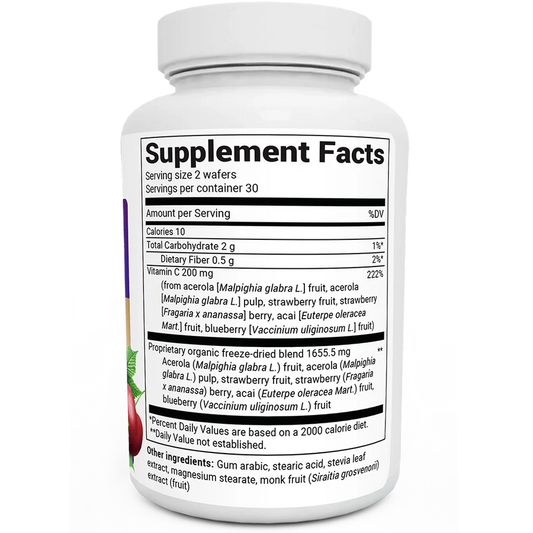 Chewable Vitamin C Complex 60 Chewable Wafers