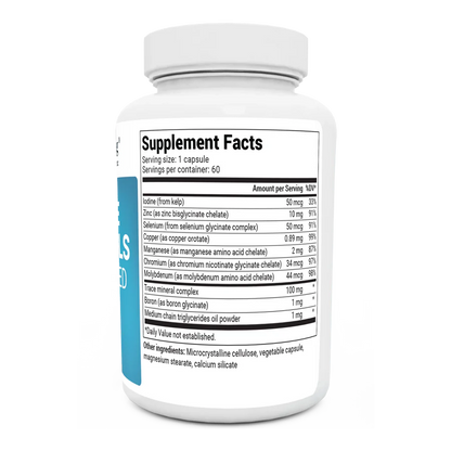 Trace Minerals 60 Capsules