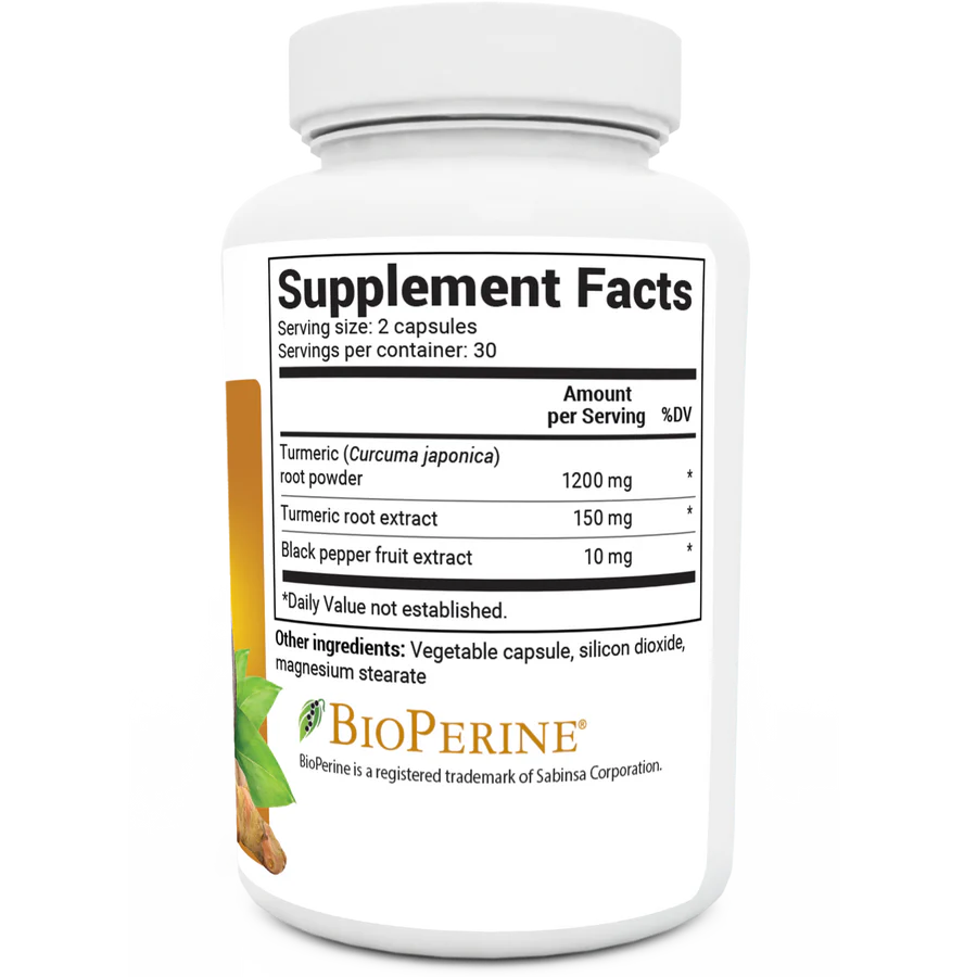 Turmeric Curcumin with BioPerine 60 Cap