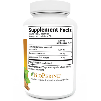 Turmeric Curcumin with BioPerine 60 Cap