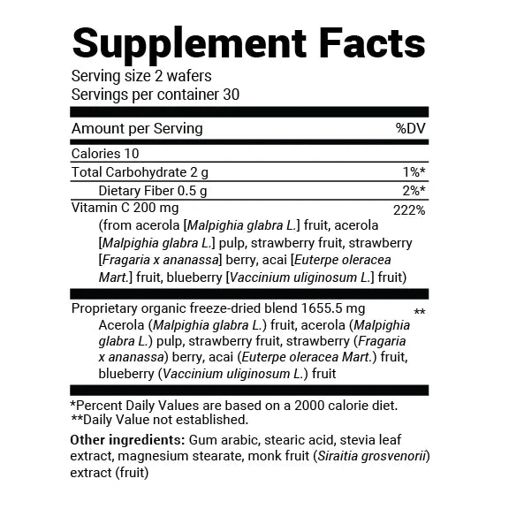 Chewable Vitamin C Complex 60 Chewable Wafers