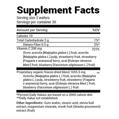Chewable Vitamin C Complex 60 Chewable Wafers