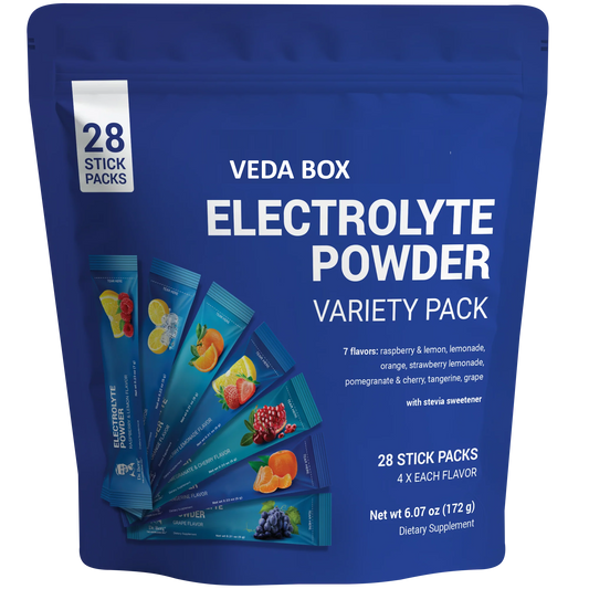Electrolyte Powder Total Hydration Variety Pack – 28 Stick Packs