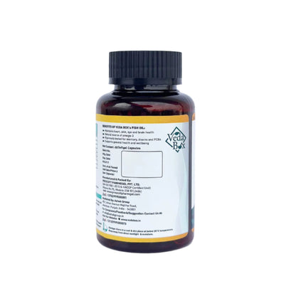 Natural Fish Oil Capsules BY VEDA BOX
